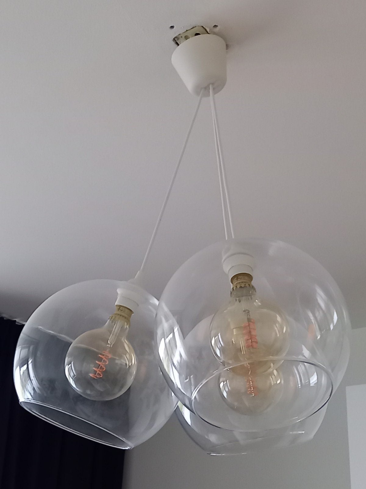 IKEA JAKOBSBYN Hanglamp met HEMMA pendel, Huis en Inrichting, Ophalen, Modern, Scandinavisch, E27 (groot), Zo goed als nieuw
