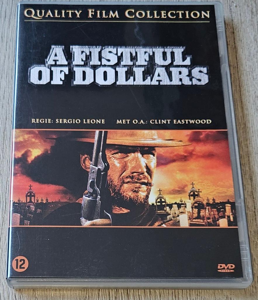 A Fistful of Dollars - Clint Eastwood DVD, Vanaf 12 jaar, Ophalen of Verzenden, Gebruikt, Actie