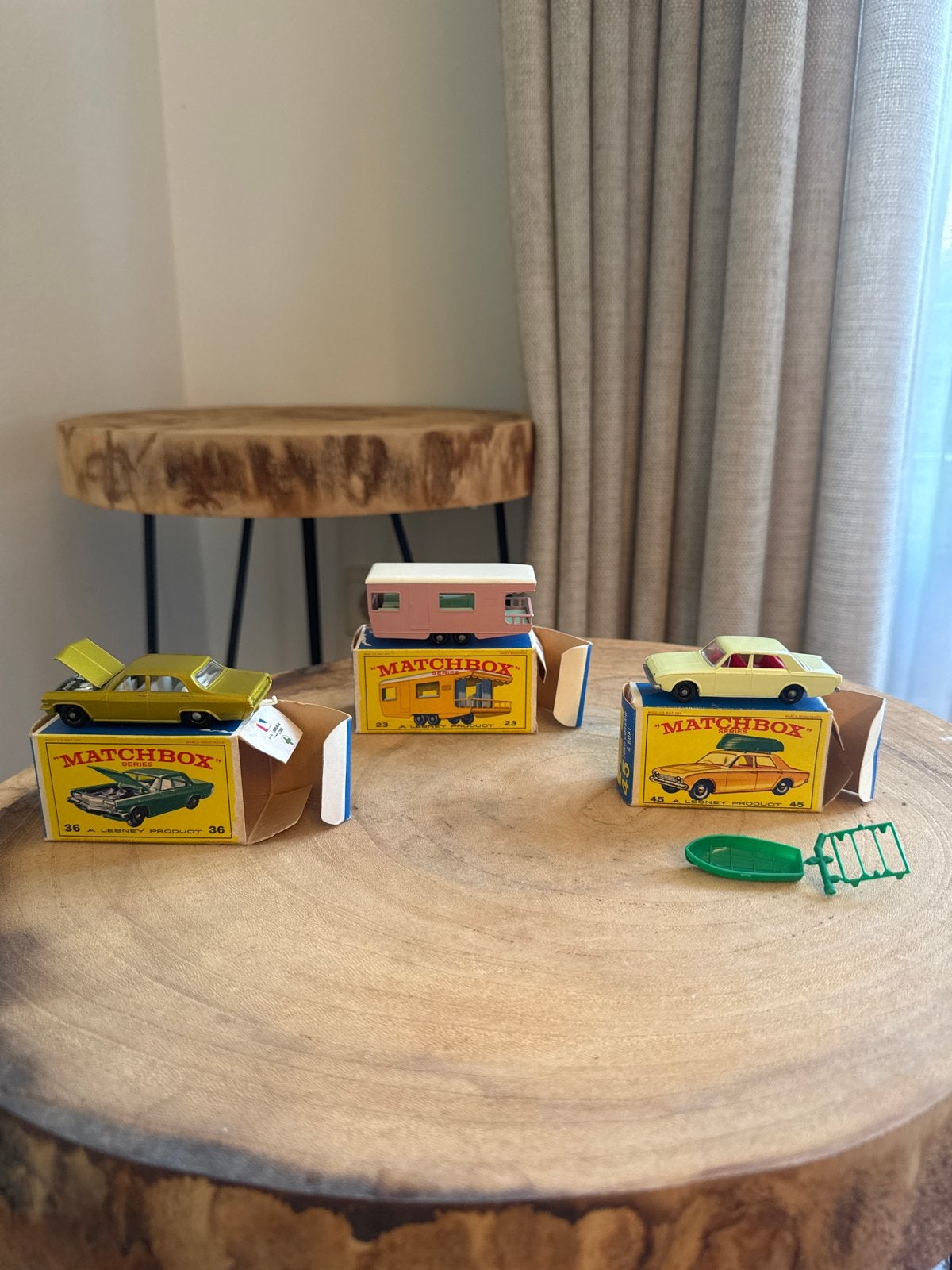 3 Matchbox auto's met originele doosjes - Vintage, Ophalen of Verzenden, Gebruikt, Auto, Matchbox