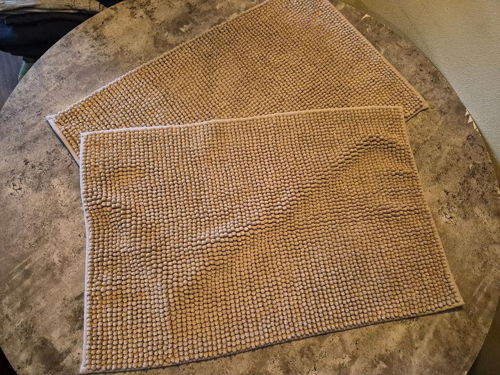 Ikea TOFTBO Badtextiel, Huis en Inrichting, Ophalen, Zo goed als nieuw, Beige, Badmat