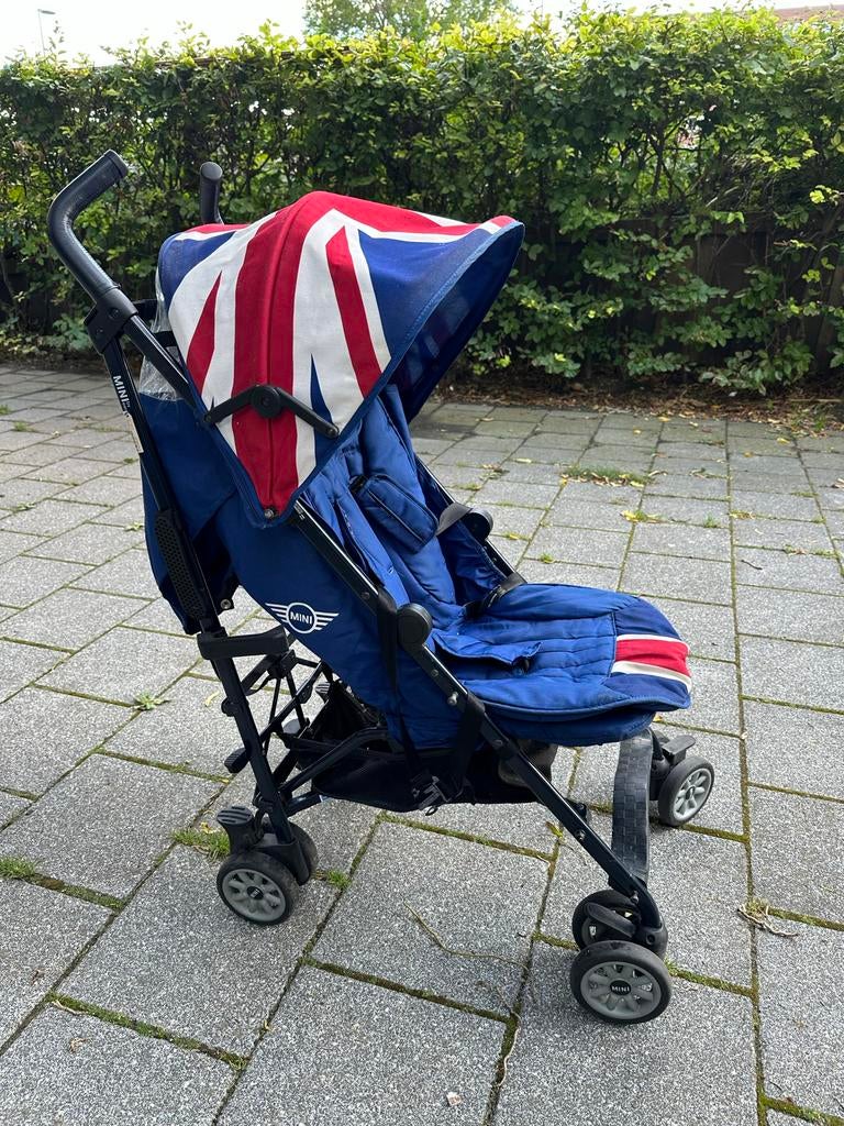 Easy Walker BMW Mini Edition Union Jack + travel bag, Kinderen en Baby's, Buggy's, Ophalen, Zo goed als nieuw, Overige merken