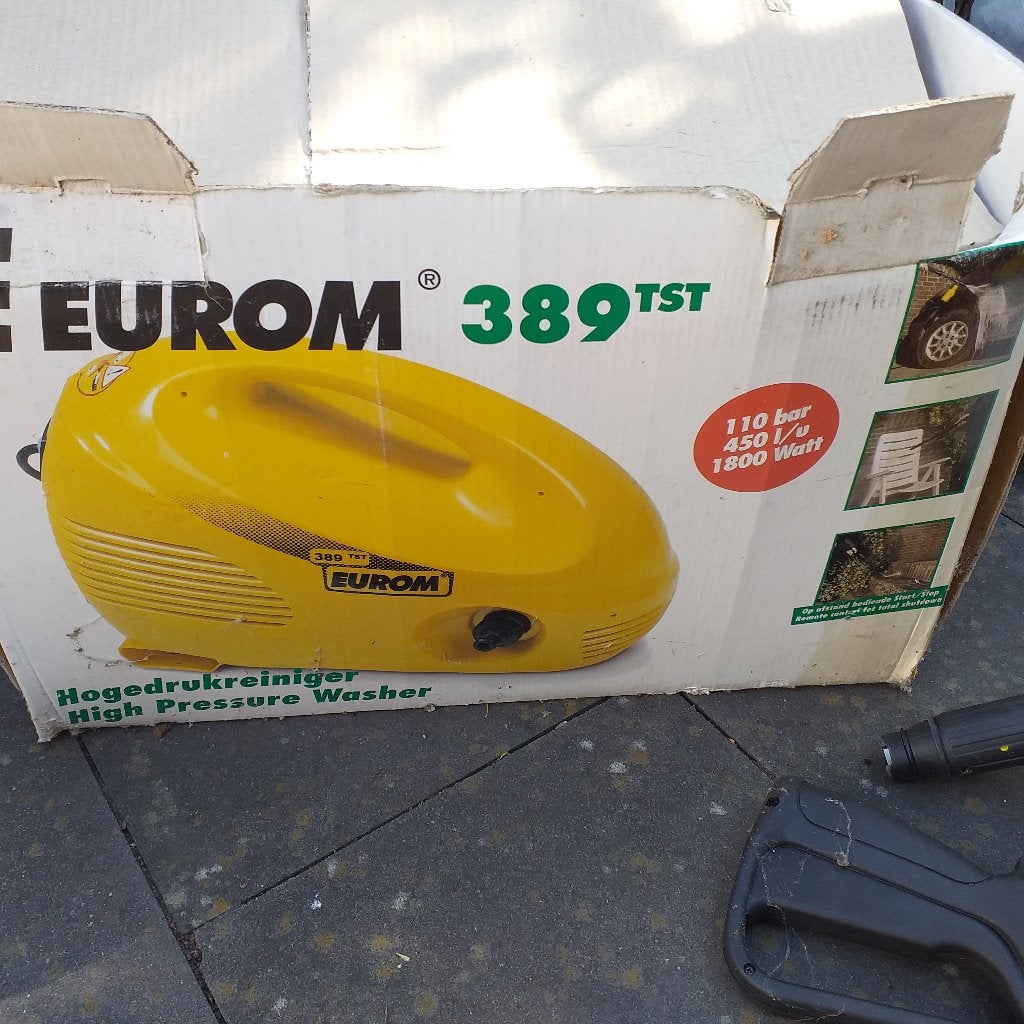 Hoge druk reiniger, Ophalen, Gebruikt, Elektrisch, Eurom
