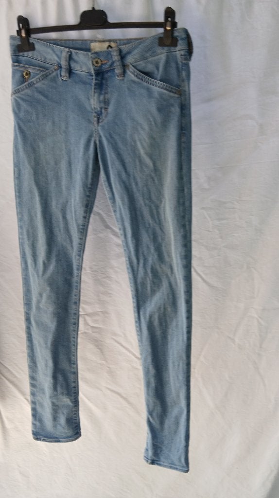 Stoere blauwe skinny W28 L32 merk Kuyichi, Blauw, ., Ophalen of Verzenden, Zo goed als nieuw