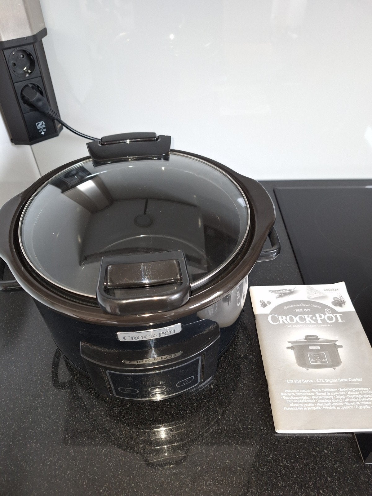 Crock-Pot Slowcooker - 4.7L Digitale Slowcooker, Ophalen, Timer, Gebruikt