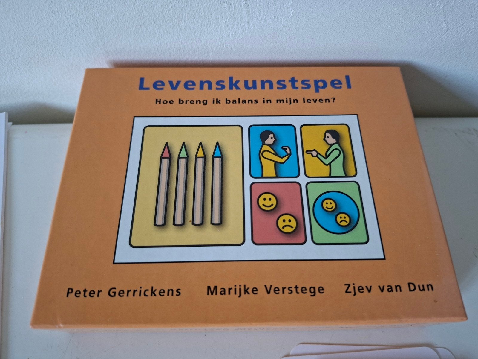 Levenskunstspel - Peter Gerrickens, maker kwaliteitenspel, Een of twee spelers, Ophalen of Verzenden, Gebruikt, Peter Gerrickens