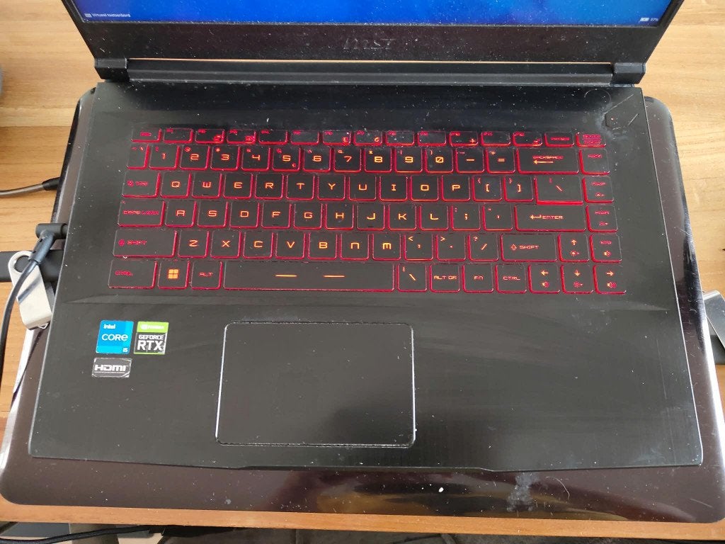 MSI Thin GF63 11UC-453NL, Computers en Software, Windows Laptops, 2 tot 3 Ghz, Intel core i5-11400H, Zo goed als nieuw, Gaming