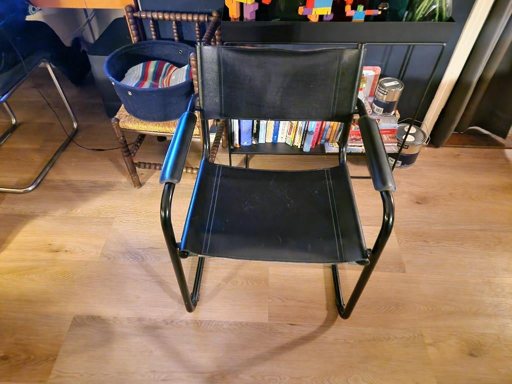 Marcel breuer stoel, Huis en Inrichting, Stoelen, Ophalen of Verzenden, Gebruikt, Bruin, Eén