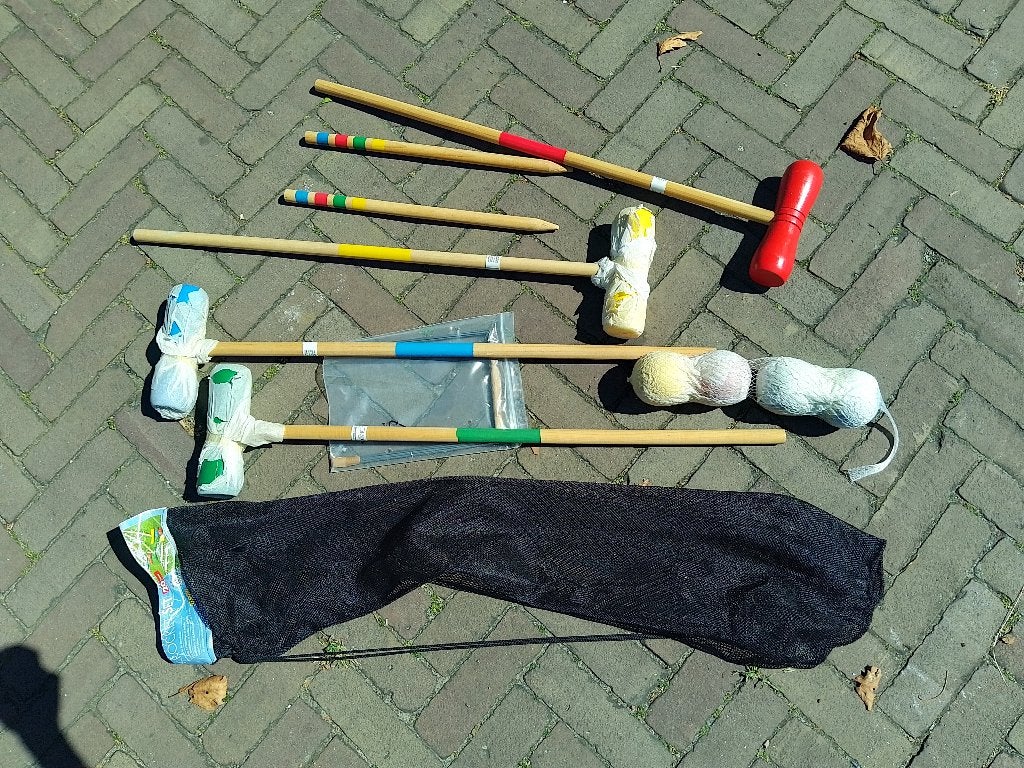 croquet set, Ophalen of Verzenden, Zo goed als nieuw