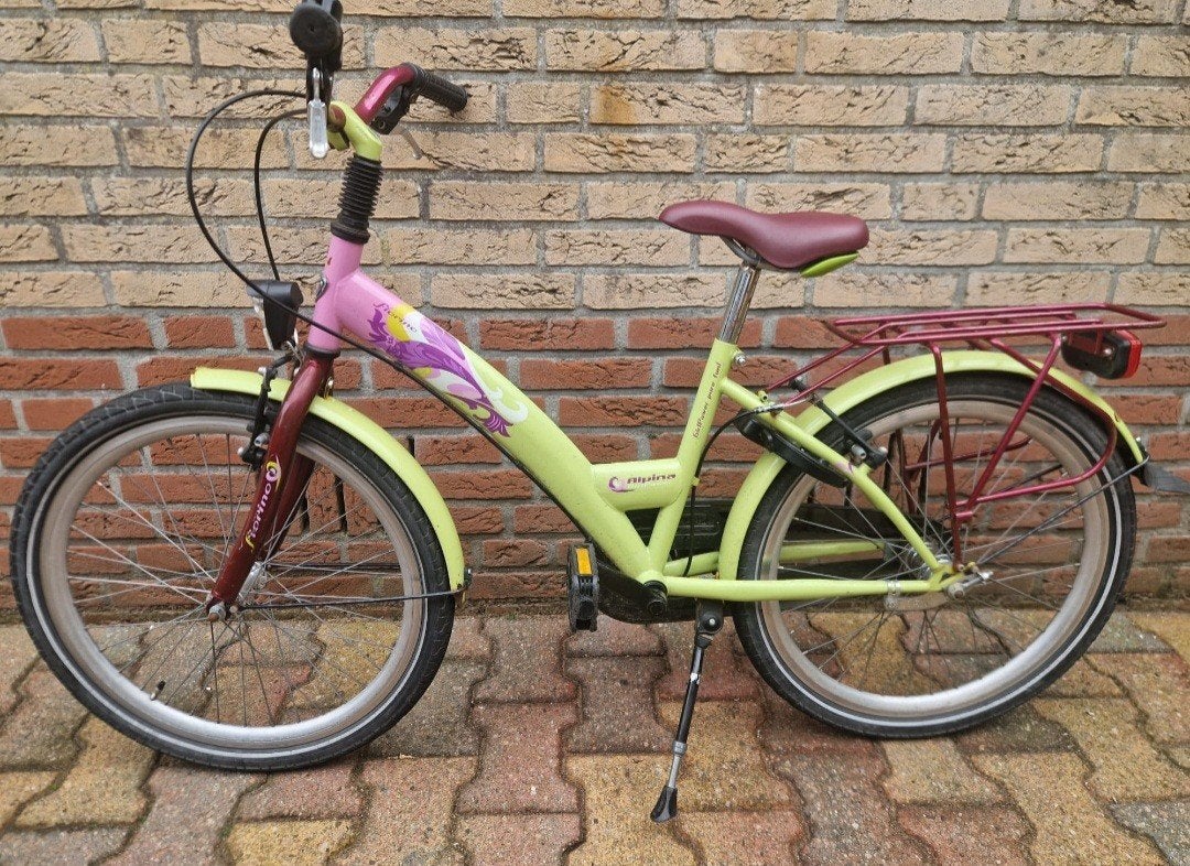 meisjes fiets, Fietsen en Brommers, Fietsen | Meisjes, Ophalen, Gebruikt, 22 inch