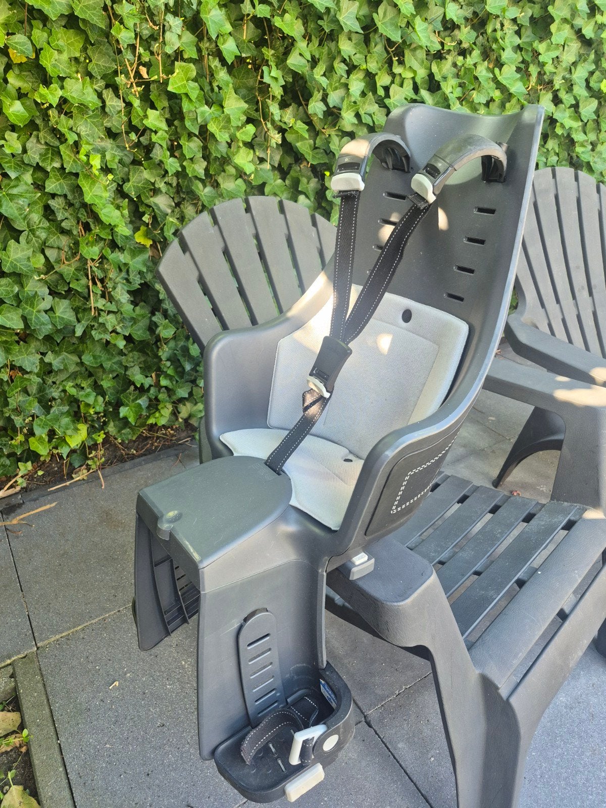 Bobike Maxi City fietszitje Urban Grey 9-22 kg, Ophalen