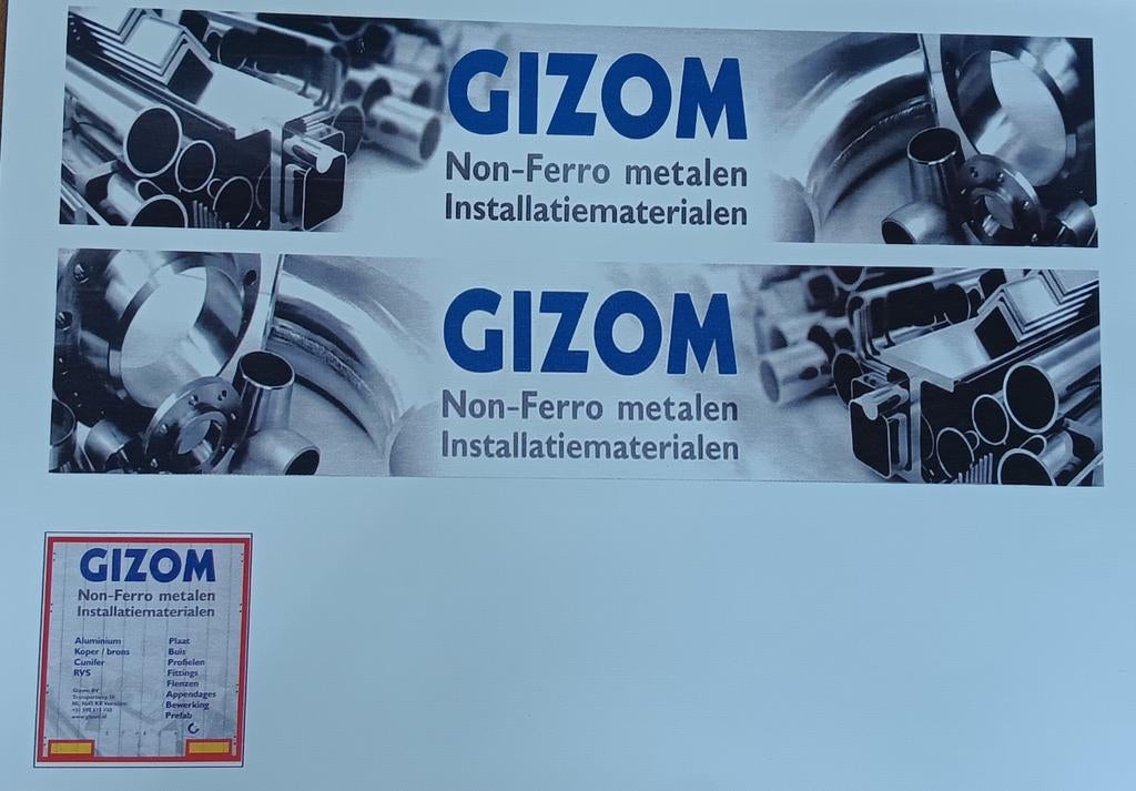Watergedragen decals, Ophalen of Verzenden, Nieuw, Bus of Vrachtwagen