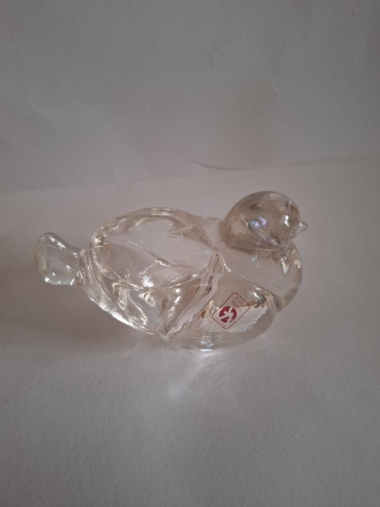 Italiaans glazen kandelaar, Antiek en Kunst, Antiek | Glas en Kristal, Ophalen of Verzenden