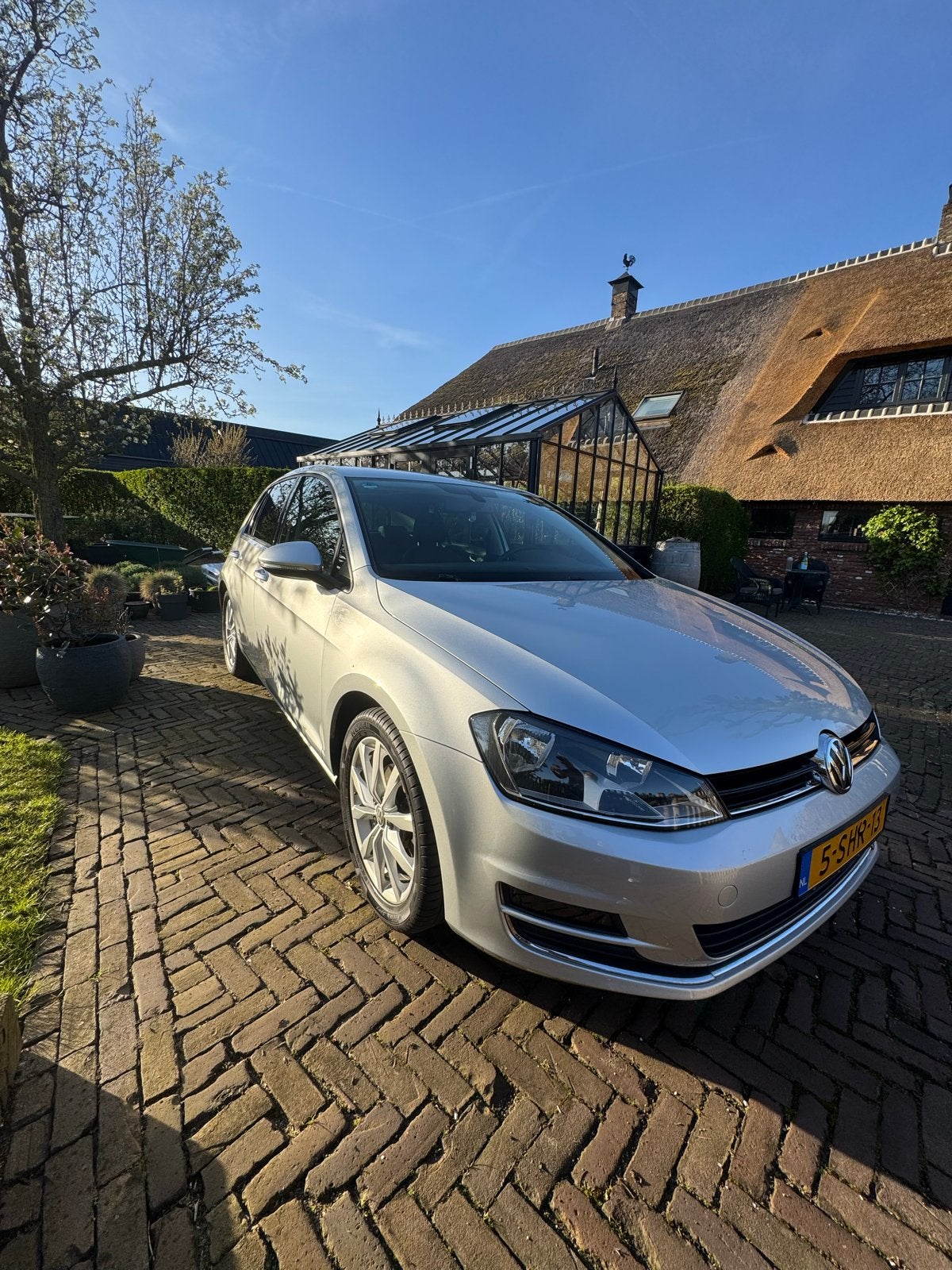 Volkswagen Golf 1.4 TSI 103KW 5D 2013 Grijs, Multifunctioneel stuurwiel, Zwart, 4 cilinders, Leder en Stof