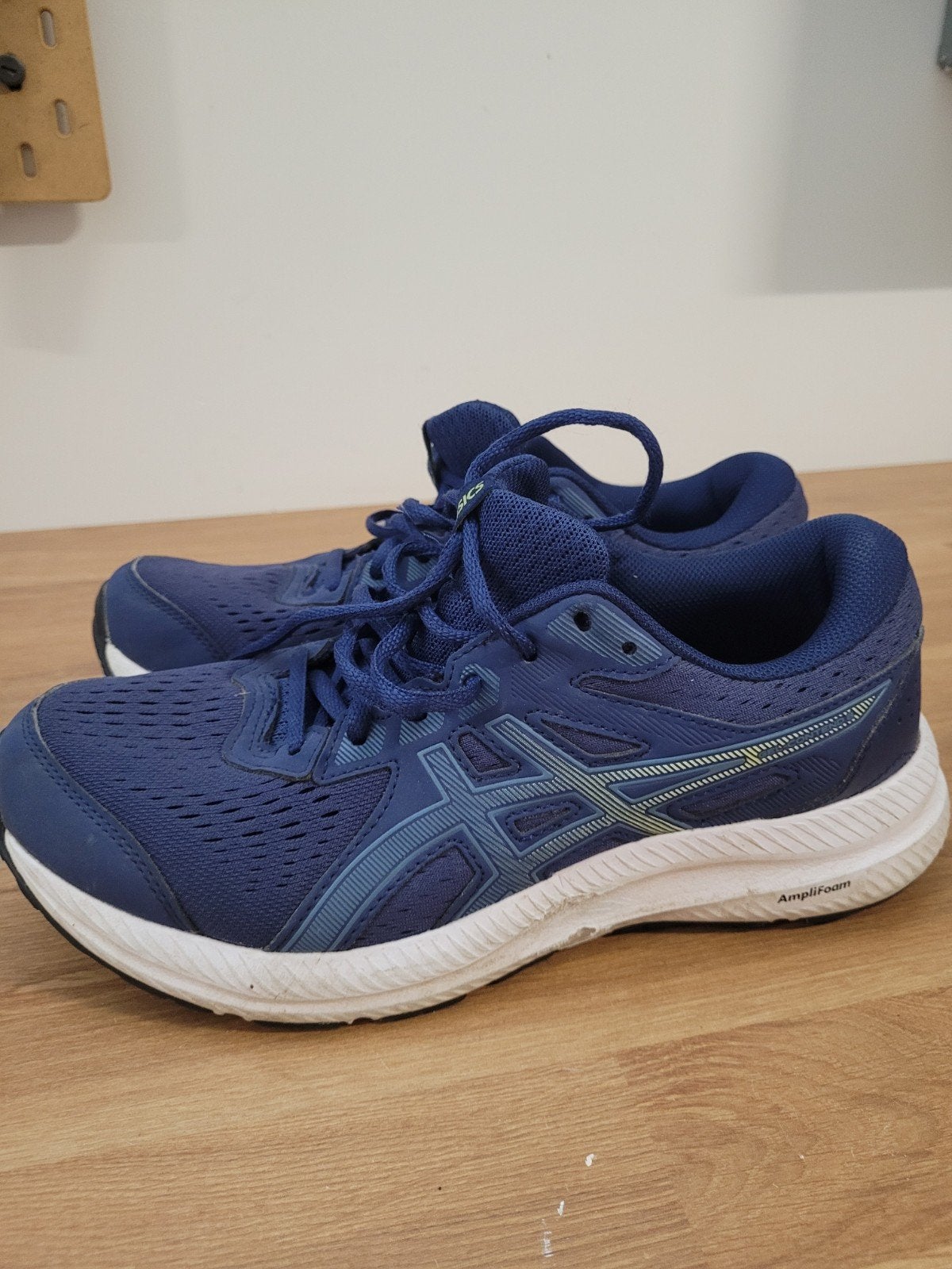 Zo goed als nieuwe Asics sneakers, maat 40, Ophalen, Blauw, Asics, Sneakers of Gympen