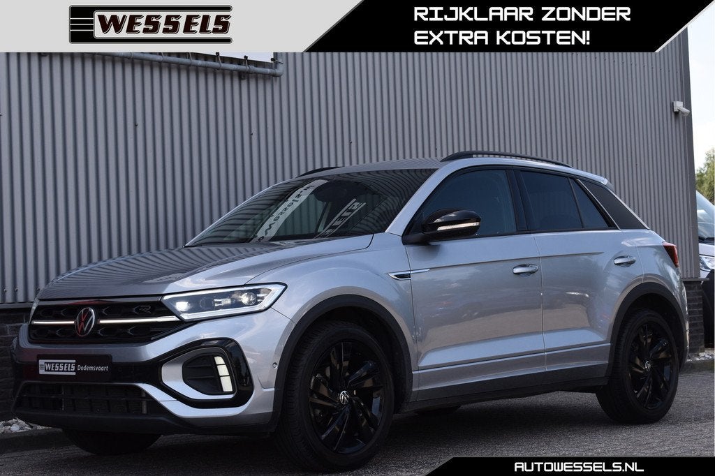 Volkswagen T-Roc 1.5 TSI R-Line Black Style IQ Light, Afn. t, Auto's, Volkswagen, Bedrijf, Te koop, T-Roc, ABS, Achteruitrijcamera