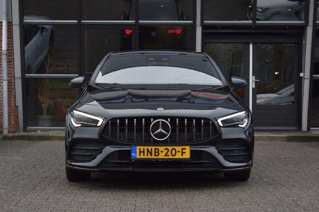 Mercedes-Benz CLA-klasse 250 AMG Lane ACC Camera CLA 45 Pakk, Gebruikt, 4 cilinders, Leder en Stof, Zwart