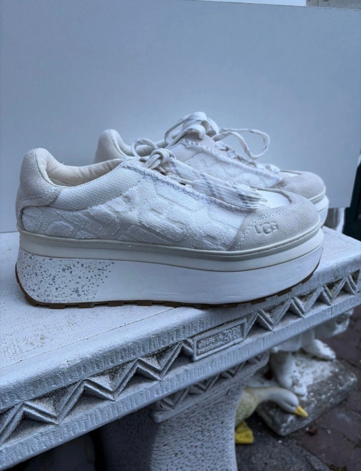 Nieuwe UGG Marin Lace Logo Sneakers Wit - Maat 39, Kleding | Dames, Wit, Nieuw, Ophalen of Verzenden, Sneakers of Gympen