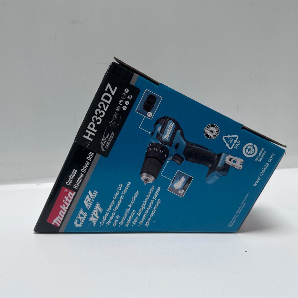Makita HP332DZ Klopboor | Nieuw, Doe-het-zelf en Verbouw, Gereedschap | Boormachines, Makita, Nieuw, Support@makita.com, Makita Corporation, 3-11-8, Sumiyoshi-cho, 
Anjo, Aichi 446-8502
Japan