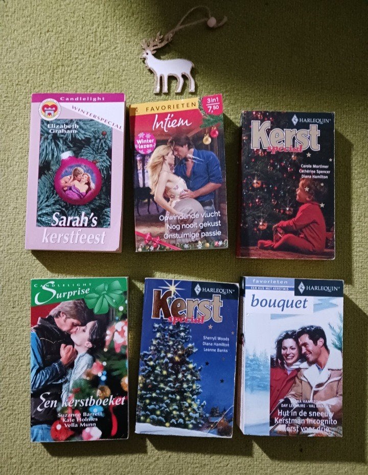 📚 Candlelight & Harlequin bouquet kerst/ winter romans 6x, Boeken, Gelezen, Verzenden, Oa anette broadrick, Nederland
