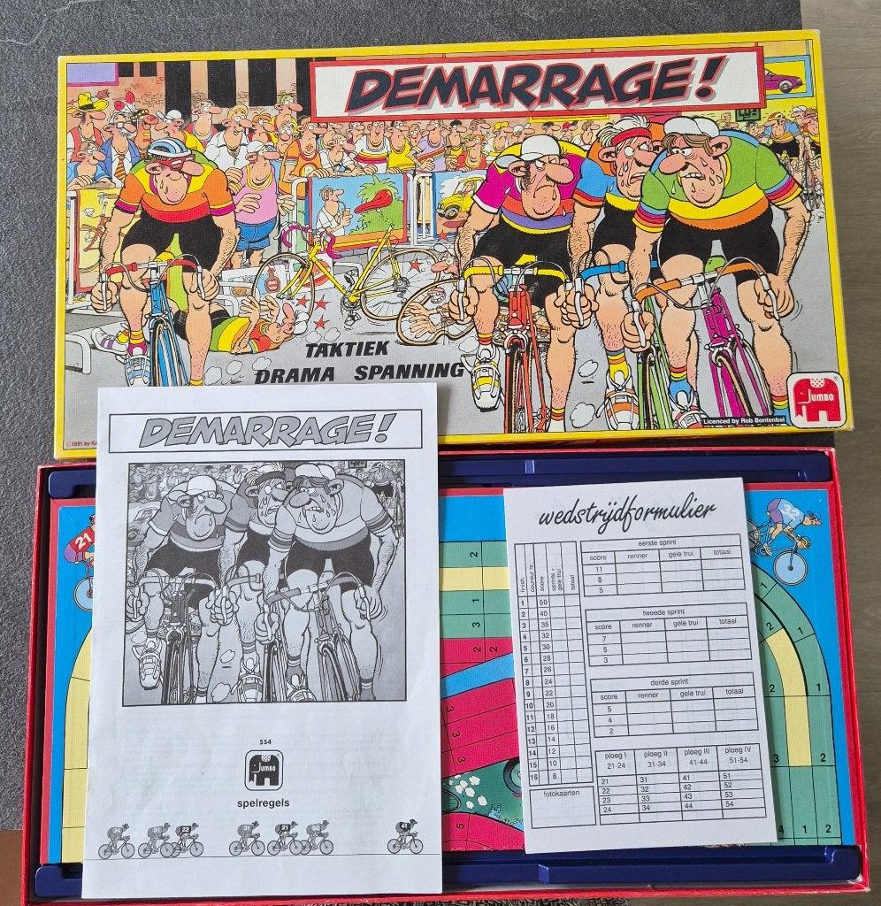 Demarrage! wielrenspel, Ophalen of Verzenden, Zo goed als nieuw