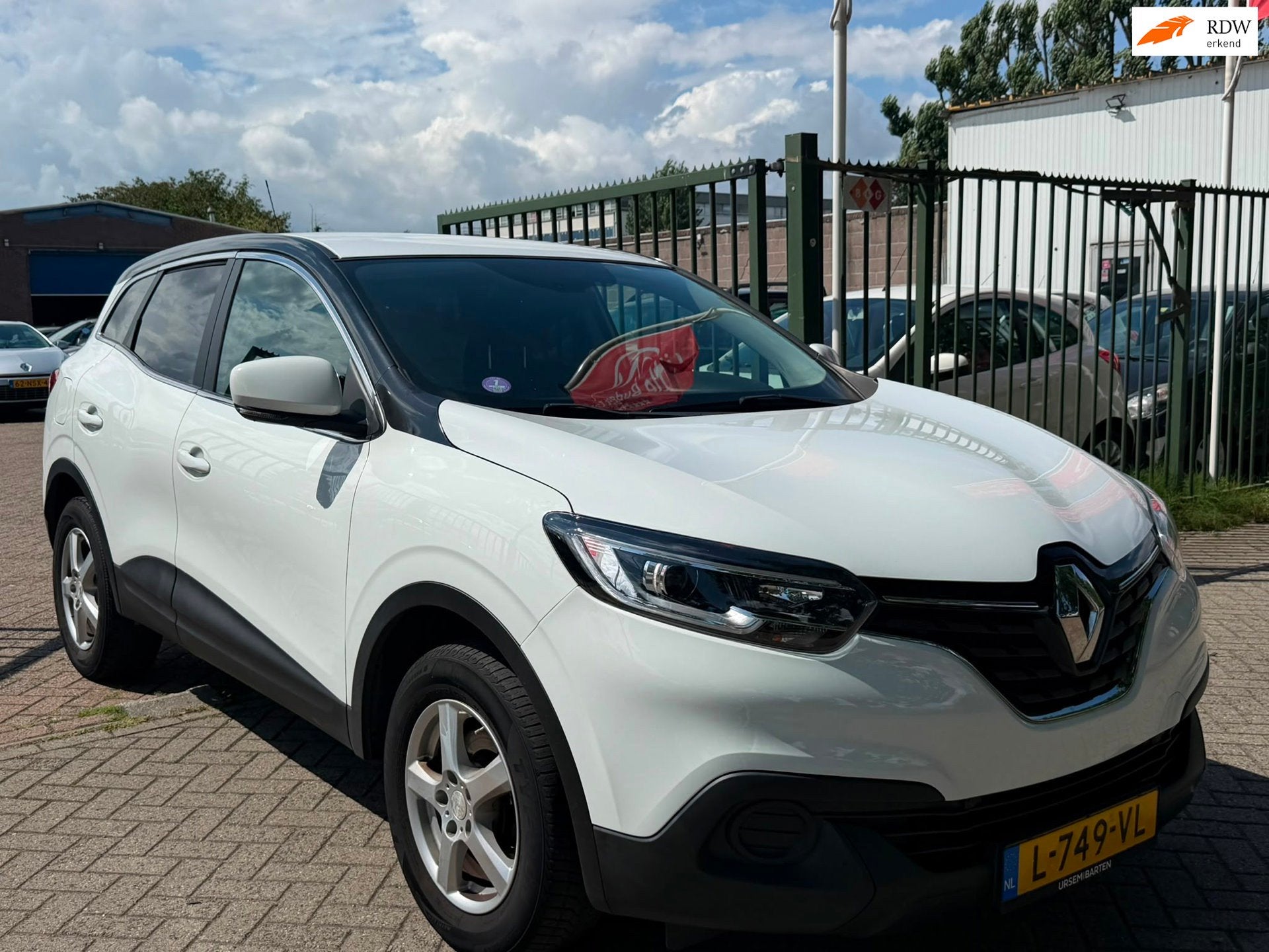 Renault Kadjar 1.2 TCe Life 2e eigenaar dealer onderhouden c, Auto's, Voorwielaandrijving, Euro 6, 4 cilinders, Wit