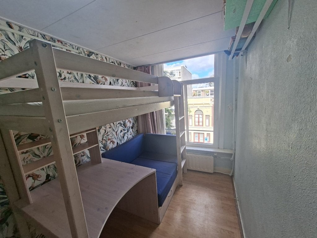 Hoogslaper met bureau en logeerbed, Ophalen, Hoogslaper, Eenpersoons, 210 cm