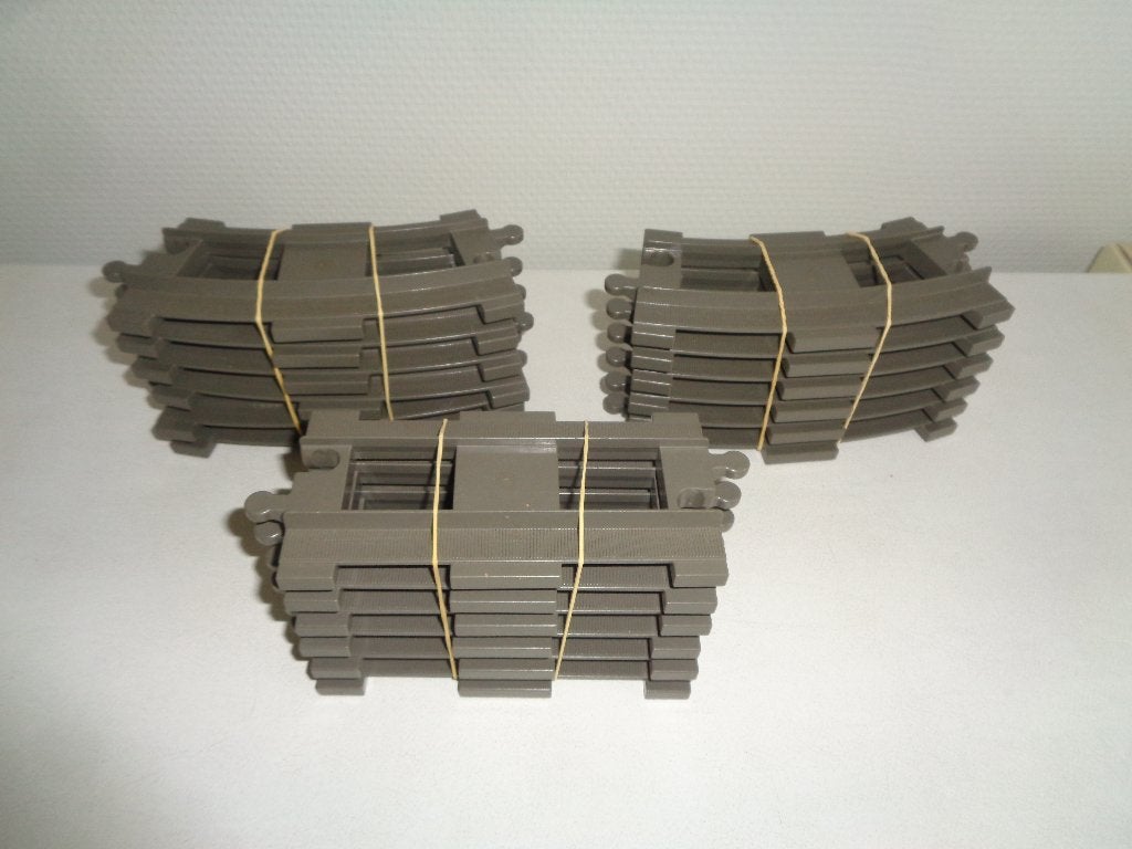 18 Duplo rails voor de Duplo trein., Ophalen of Verzenden, Zo goed als nieuw, Duplo
