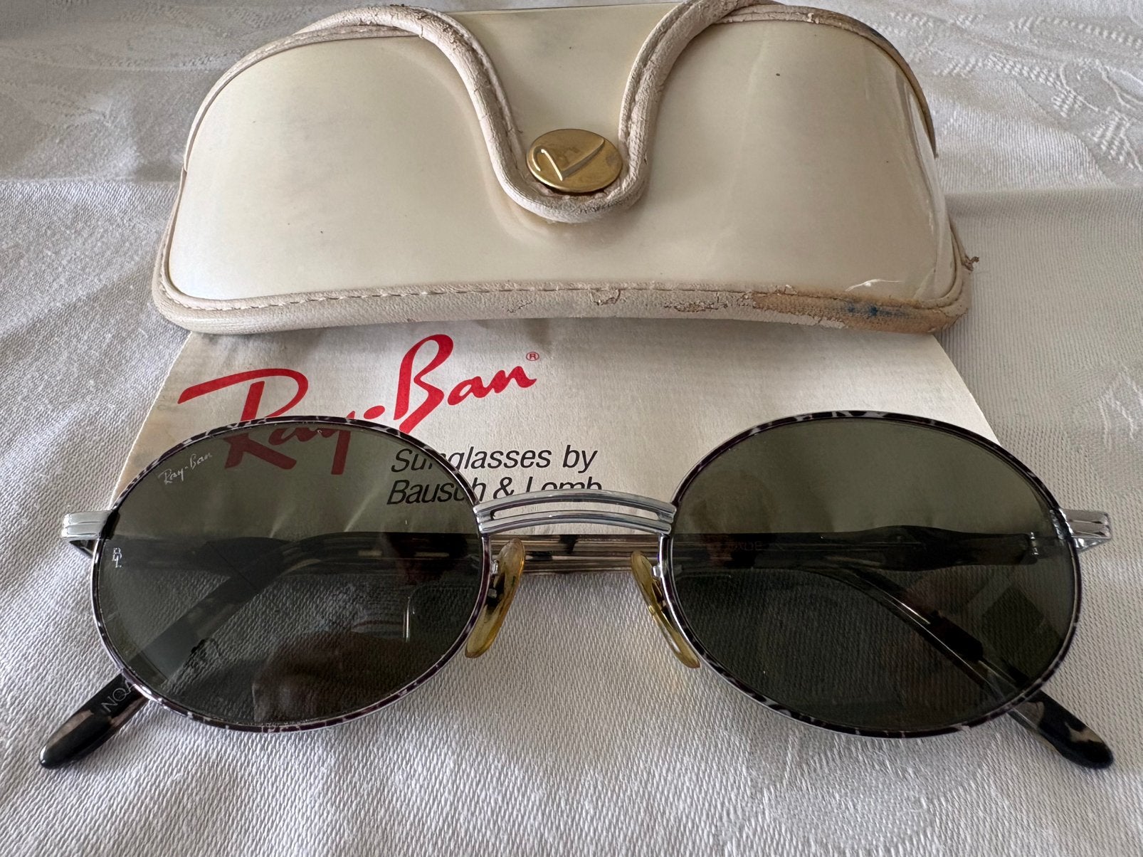 Ray-Ban W2550 Rituals Vintage zonnebril B&L Jaren 90, Gebruikt, Zonnebril, Zwart, Ophalen of Verzenden