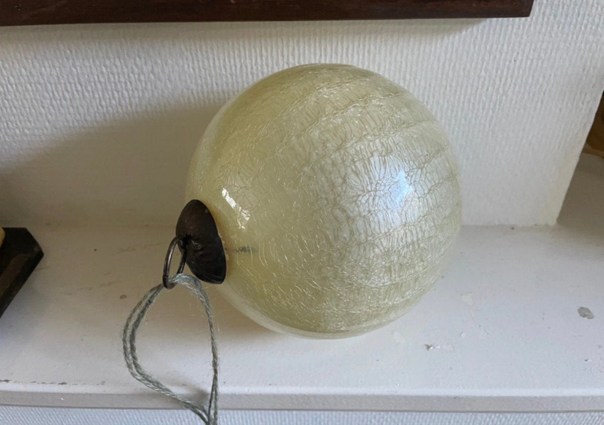 Glazen heksenbal/ kerstbal, Ophalen of Verzenden, Zo goed als nieuw