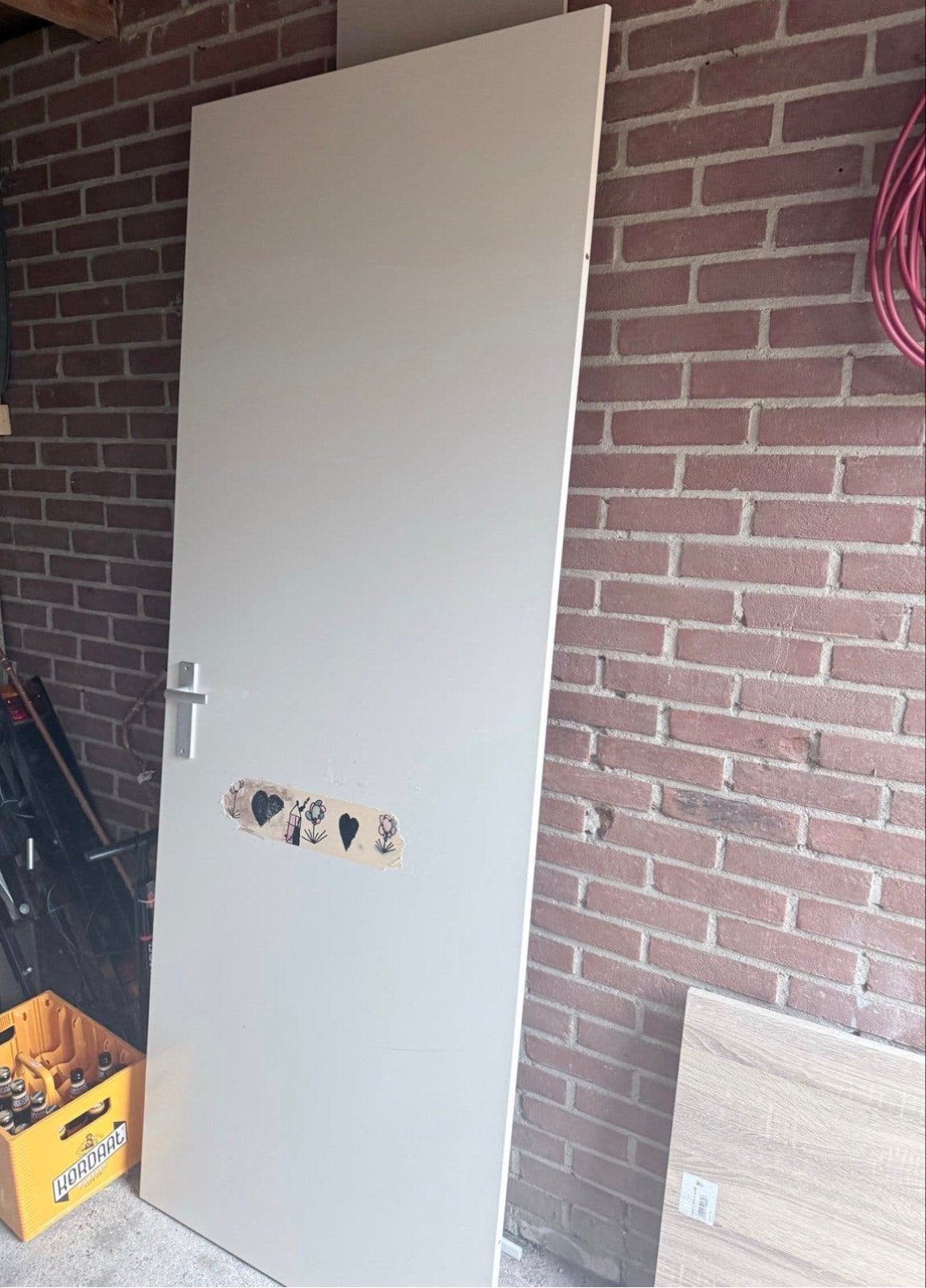 Binnendeur 211,5 x 78 cm, opdek rechts - Gratis af te halen, Gebruikt, Minder dan 80 cm, Binnendeur, Ophalen of Verzenden