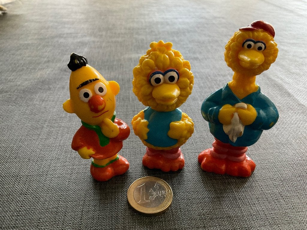 Sesamstraat Poppetjes, Verzamelen, Poppetjes en Figuurtjes, Ophalen, Zo goed als nieuw