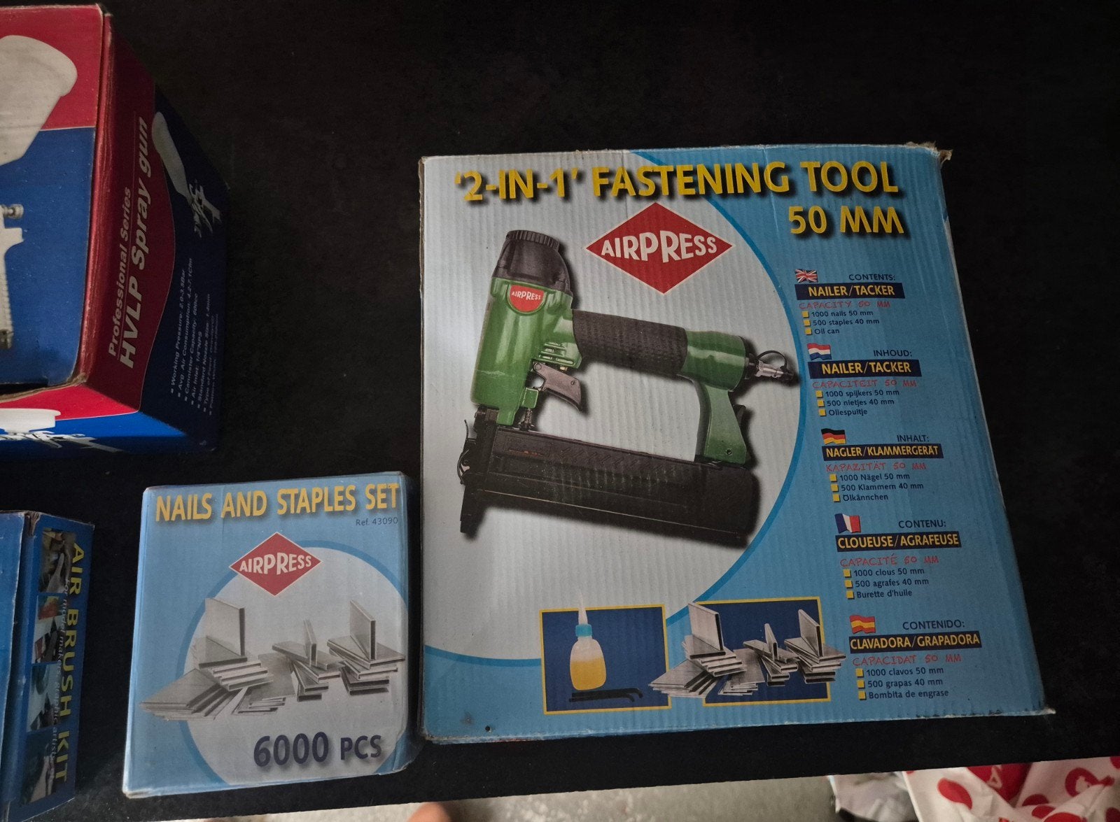 Pneumatisch nietpistool / tacker inclusief nieten, Ophalen, Nieuw, Tacker/nietmachine, Overige merken