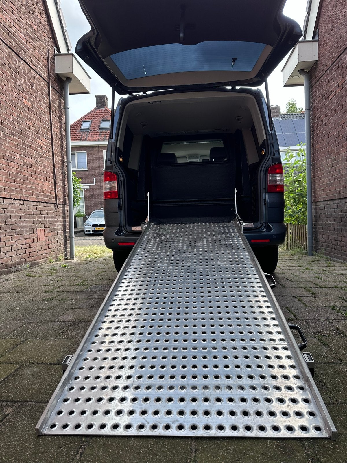 AMF-Bruns Euro-Rampe oprijplaat, invalideplaat, opvouwbaar, Ophalen of Verzenden, Zo goed als nieuw