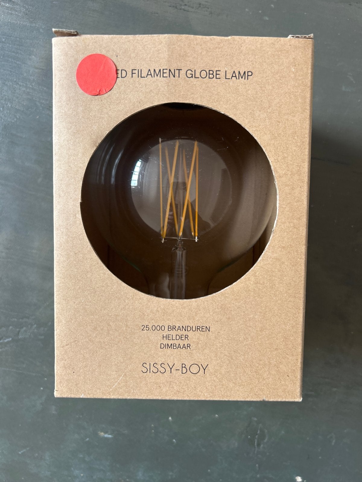 DEZE WEEK WEG: Sissy-Boy LED Filament Globe Lamp E27 Dimbaar, Nieuw, Glas, Dimbaar, Modern