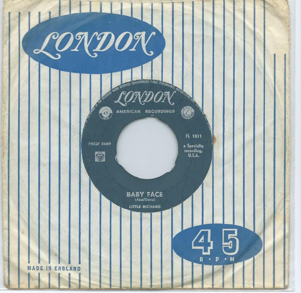Little Richard- Baby Face Jukebox staat, Gebruikt, Verzenden, 7 inch, Pop
