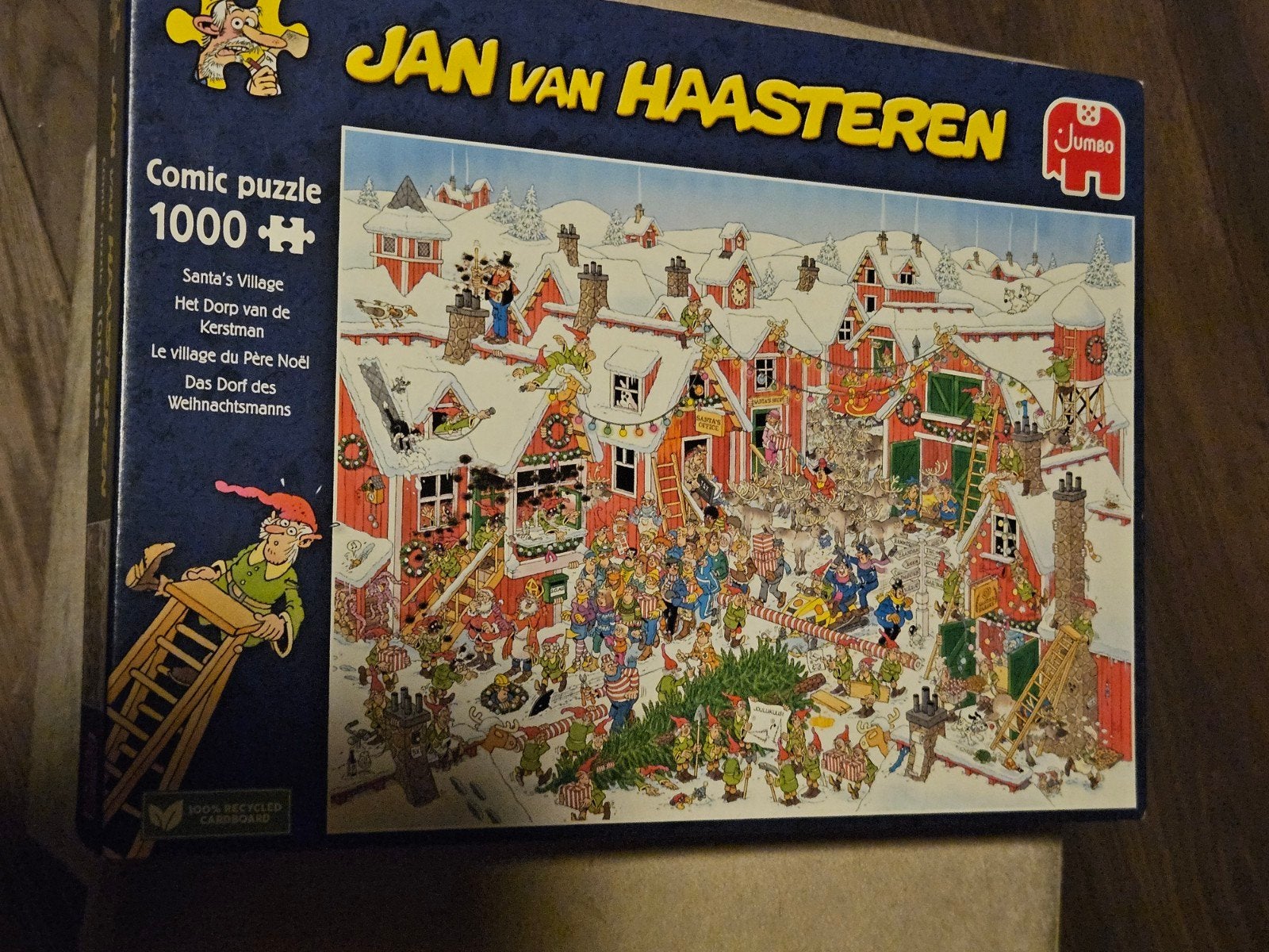 Jan van haasteren kerstdorp, Ophalen, 500 t/m 1500 stukjes, Zo goed als nieuw