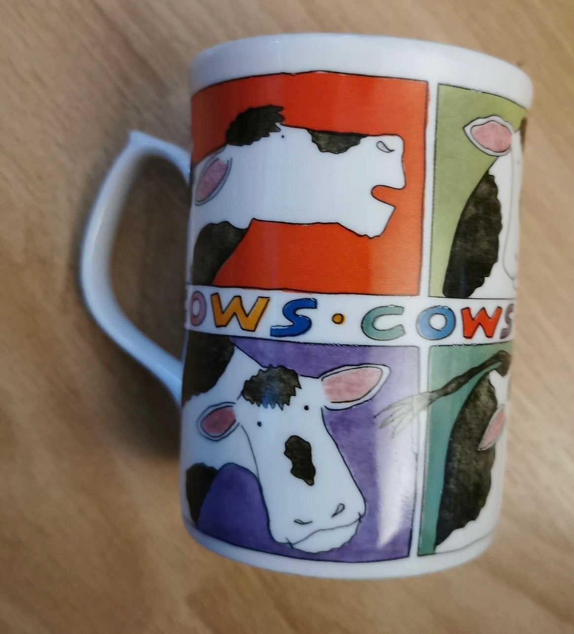 Nieuwe Koffiebeker met Koeienprint - Duchess Fine Bone China, Overige typen, Nieuw, Ophalen of Verzenden, Steen/keramiek