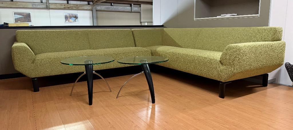 Pode Script hoekbank refurbished - Nieuwe stof Bouclé, 250 tot 300 cm, 100 tot 125 cm, Hoekbank, Nieuw