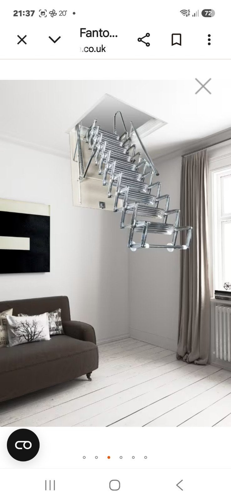 NIEUW fantozzi vlizo/schaartrap topkwaliteit 80x70x300, Doe-het-zelf en Verbouw, Ladders en Trappen, Ophalen, Trap, Nieuw, Opvouwbaar of Inschuifbaar