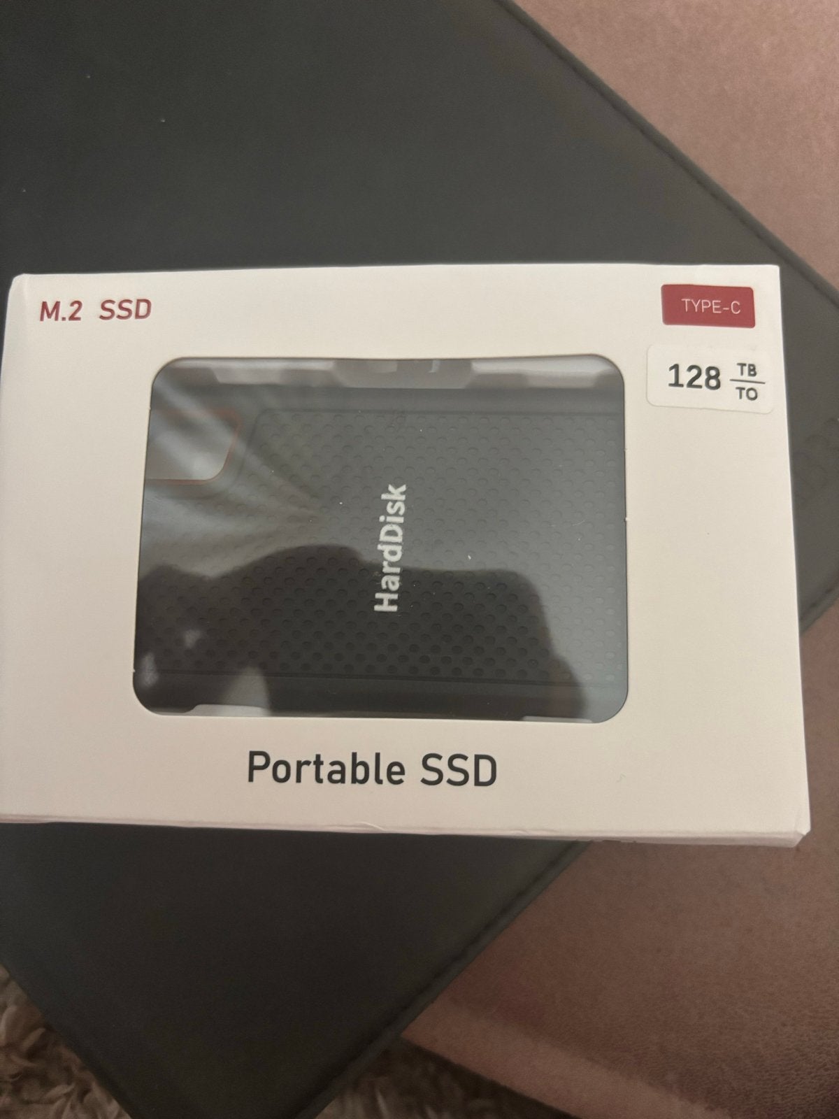 Draagbare M.2 SSD HardDisk 128GB Type-C Extern, Server, SSD, Nieuw, Ophalen of Verzenden