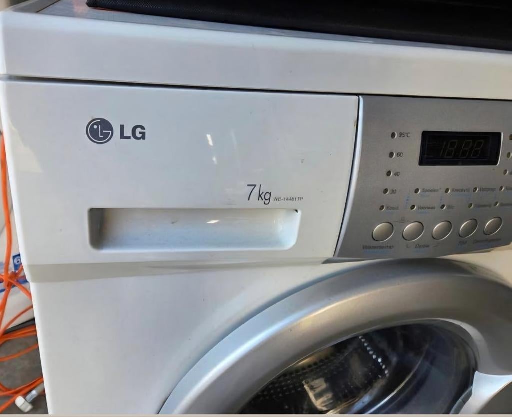 Nette LG wasmachine- 7kg- 1400 toeren, Ophalen, Gebruikt, 85 tot 90 cm, 1200 tot 1600 toeren