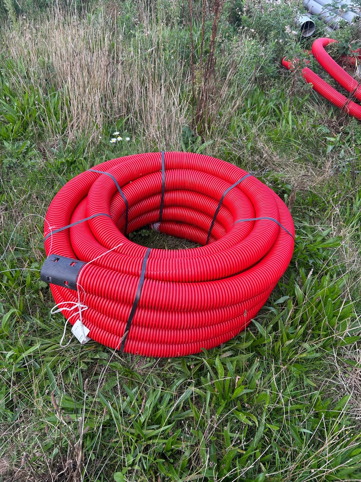 Mantelbuis PE 90mm, 25m rood, Ophalen of Verzenden, Nieuw, Overige merken, Kabel of Snoer