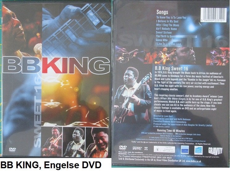 BB KING, Engelse DVD, nieuw staat, Alle leeftijden, Ophalen of Verzenden, Zo goed als nieuw