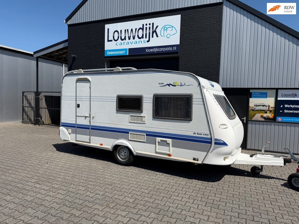 HOBBY De Luxe 440 SB ’03 (4 pers Bed 210 cm), Vast bed, Hobby, Bedrijf, Treinzit