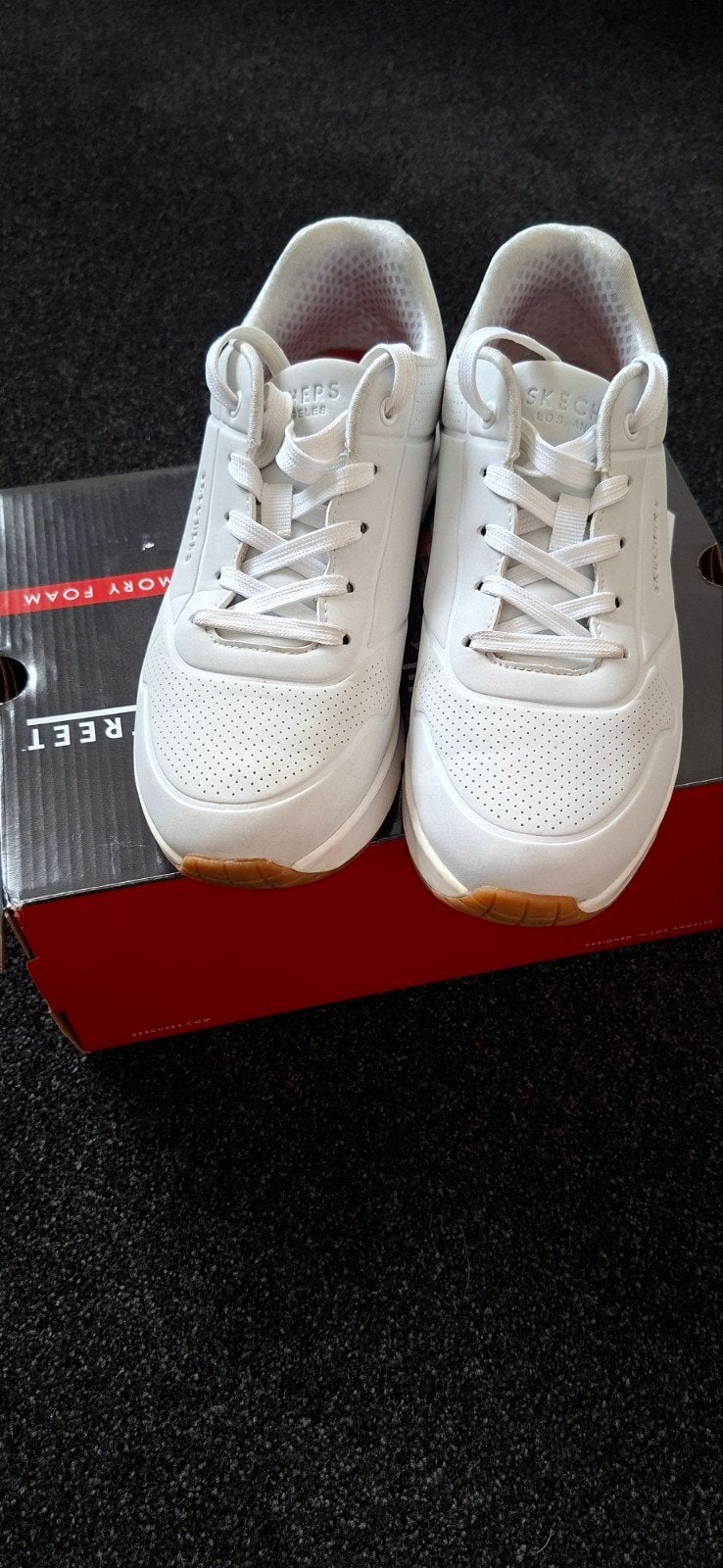 Skechers Street Uno Stand on Air sneakers wit - Maat 38, Ophalen of Verzenden, Nieuw, Wit, Sneakers of Gympen