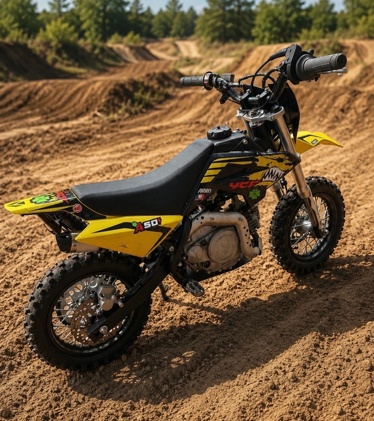 YCF A50 Pitbike - Zo goed als nieuw, Ophalen of Verzenden, Zo goed als nieuw, Schijfrem, Pitbike