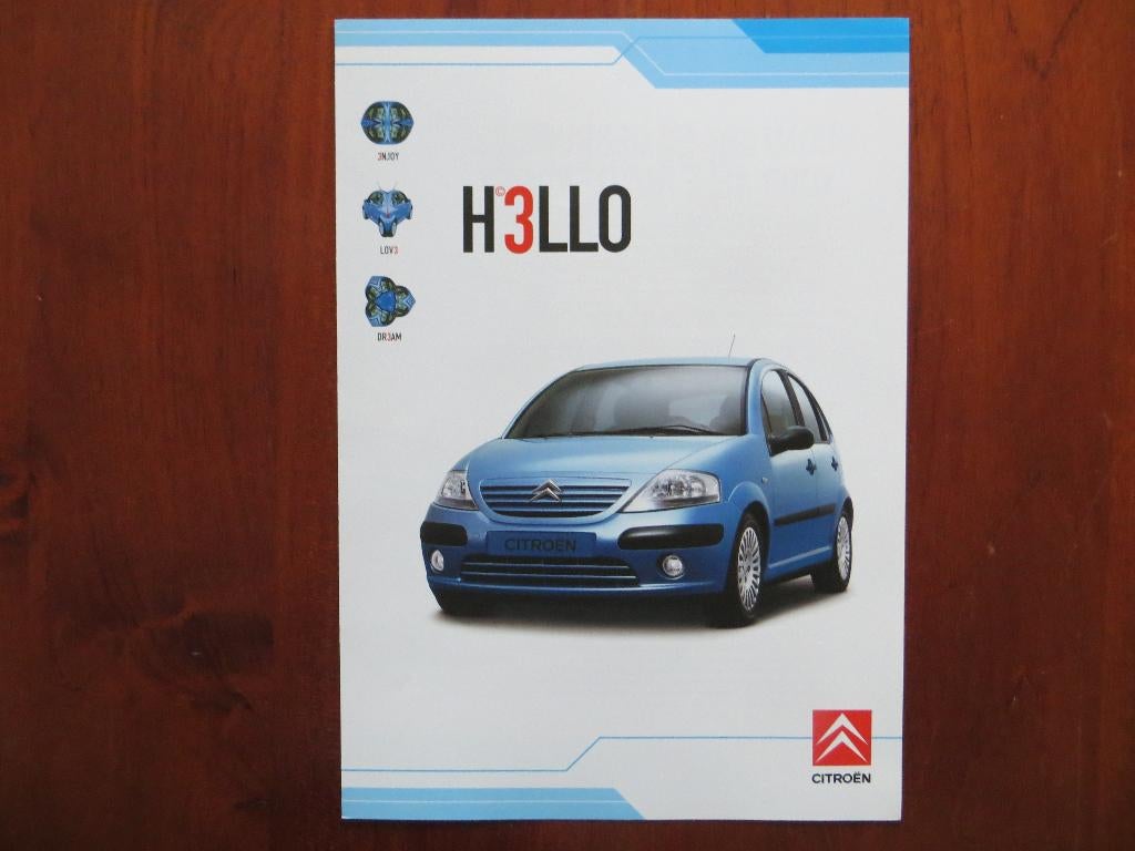 Citroën C3 H3llo / C3 Hello, Ophalen of Verzenden, Nieuw, Citroën