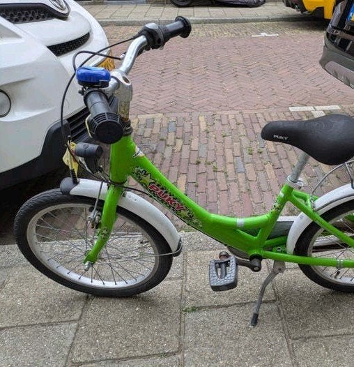 18 inch puky kinderfiets met 3 versnellingen