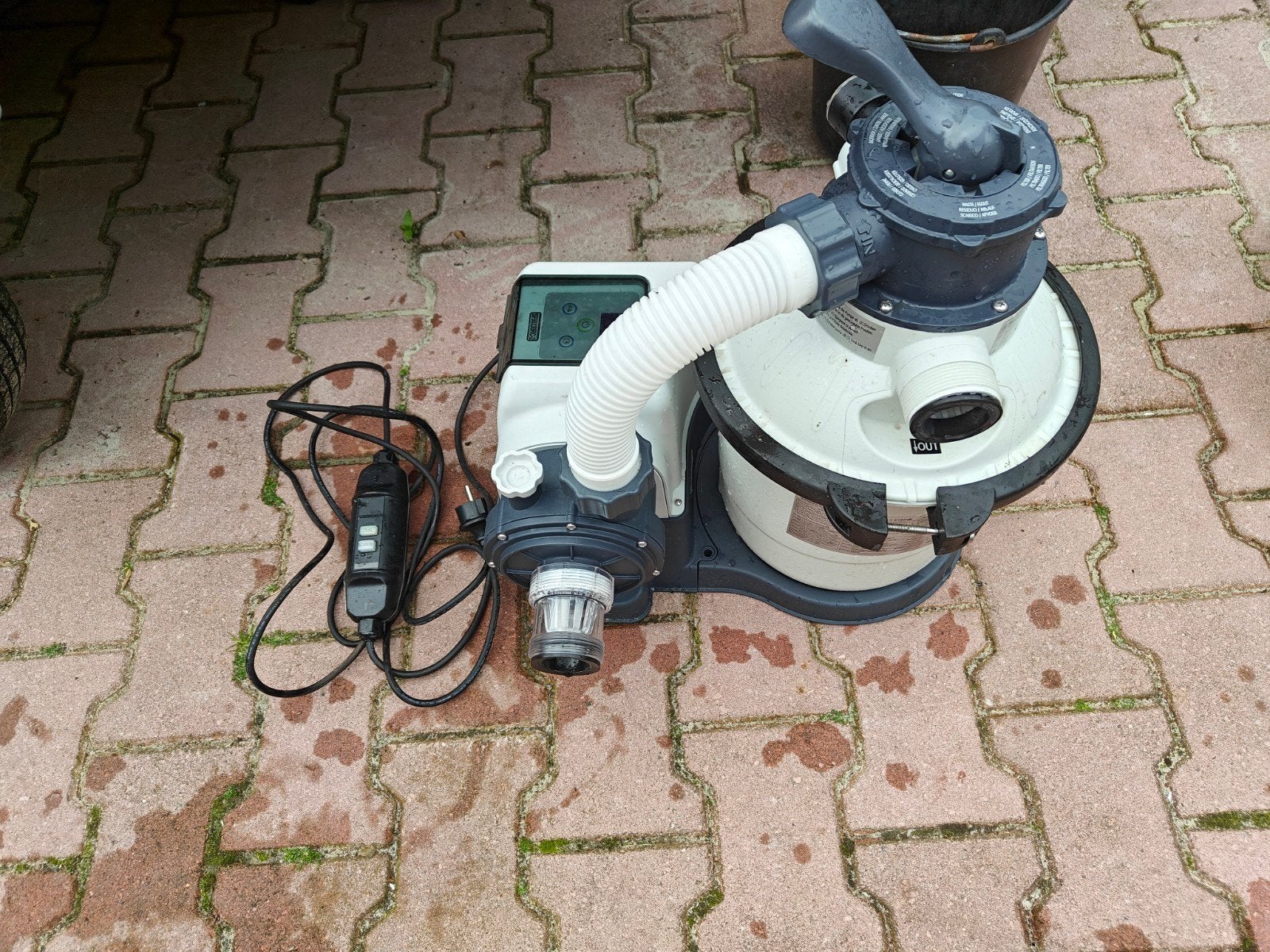 Intex zandfilter pomp SX1500 3 weken oud, Ophalen, Zo goed als nieuw, Filter