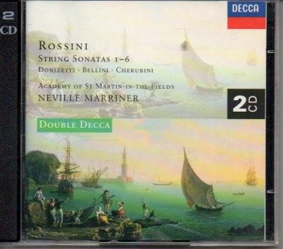 Rossini: Sonatas 1-6 voor Strijkers  / Marriner-2cds, Ophalen of Verzenden, Romantiek, Zo goed als nieuw, Orkest of Ballet